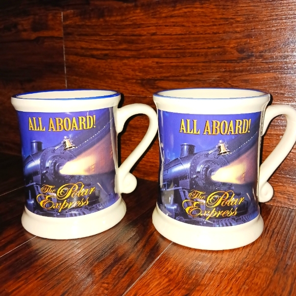 2 Polar Express 3D Mugs - Picture 1 of 4